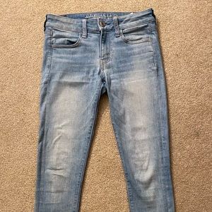 American Eagle Super Super Stretch Lightwash Jeans